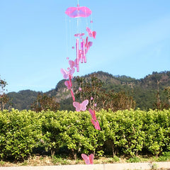 Butterfly Bell Wind Chime for Outdoor Decor