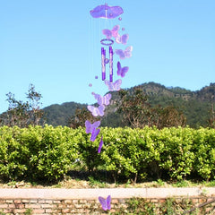 Butterfly Bell Wind Chime for Outdoor Decor