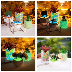 2000pcs Luminous Sand Wishing Star Bottle Fluorescent Landscaping Aquarium Set