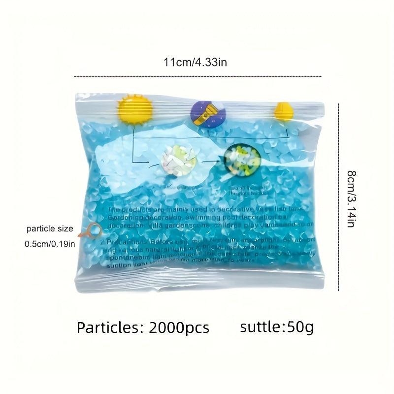 2000pcs Luminous Sand Wishing Star Bottle Fluorescent Landscaping Aquarium Set