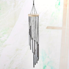 Garden Wind Chimes Memorial Wind Chimes Hanging Outdoor With 12 Aluminum Tubes