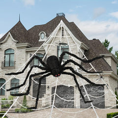 Halloween Spider Web Giant Round Silk Large Spider Web Hanging Net Bar Decor