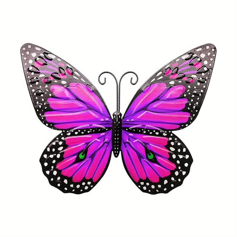 3D Metal Butterfly Wall Decor 16 cm Home Garden Bedroom Wedding Party Decor