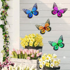 3D Metal Butterfly Wall Decor 16 cm Home Garden Bedroom Wedding Party Decor