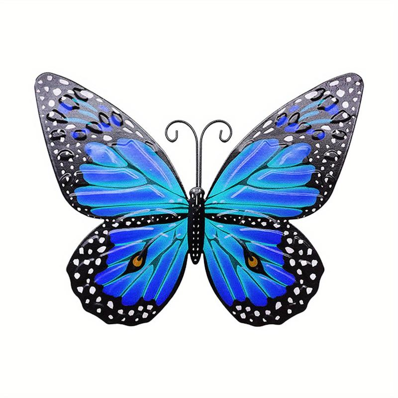 3D Metal Butterfly Wall Decor 16 cm Home Garden Bedroom Wedding Party Decor