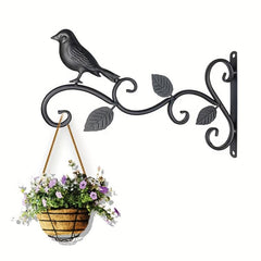 Metal Bird Flowerpot Hanging Bracket 30 48 Cm - Indoor/Outdoor Decor