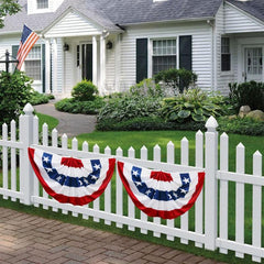 American Flag Bunting Outdoor Decoration 3x6 FT Patriotic Decorations
