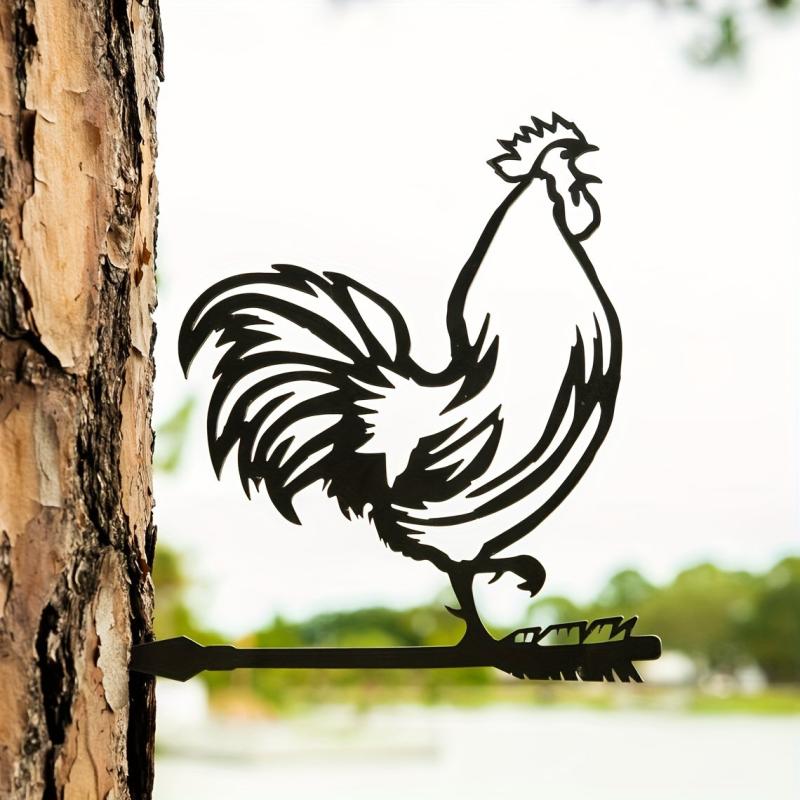 Metal Animal Silhouette Stakes for Garden Whimsy