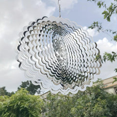 Tree of Life Hanging Wind Spinner Metal Outdoor Decor