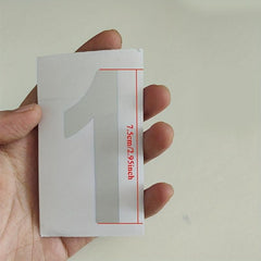 Reflective Address Numbers 0-9 Stickers Waterproof for Mailboxes Windows Sign