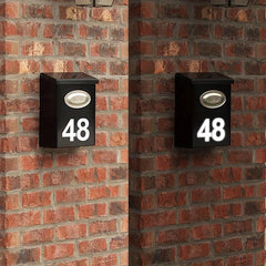 Reflective Address Numbers 0-9 Stickers Waterproof for Mailboxes Windows Sign