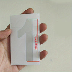 Reflective Address Numbers 0-9 Stickers Waterproof for Mailboxes Windows Sign