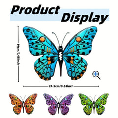 Metal Butterfly Wall Decor Set - Ideal for Home Decor