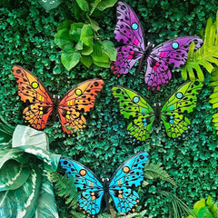 Metal Butterfly Wall Decor Set - Ideal for Home Decor