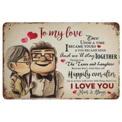 To My Wife You Are Braver Than You Believe Gift Aluminum Sign