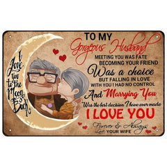 To My Wife You Are Braver Than You Believe Gift Aluminum Sign