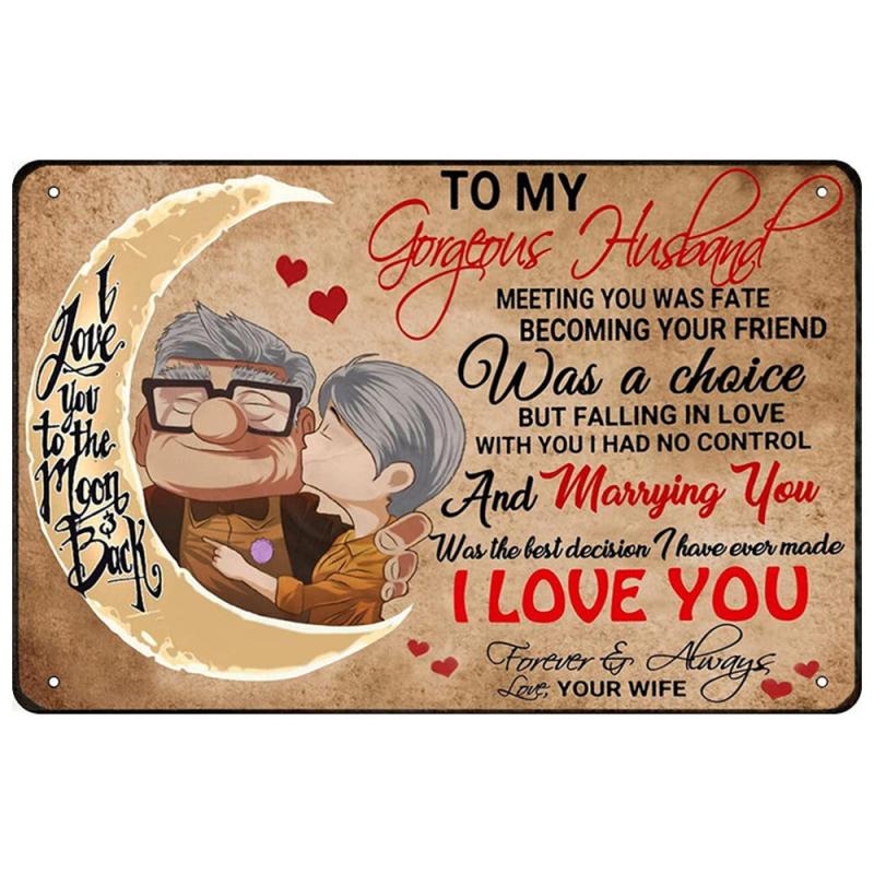 To My Wife You Are Braver Than You Believe Gift Aluminum Sign