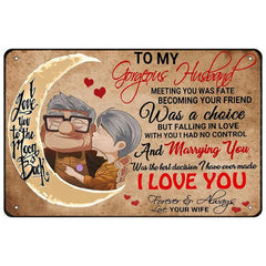 To My Wife You Are Braver Than You Believe Gift Aluminum Sign