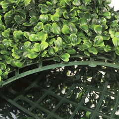 Artif. Boxwood Topiary Hedge Plant Panel Outdoor Patio UV Protected Greenery