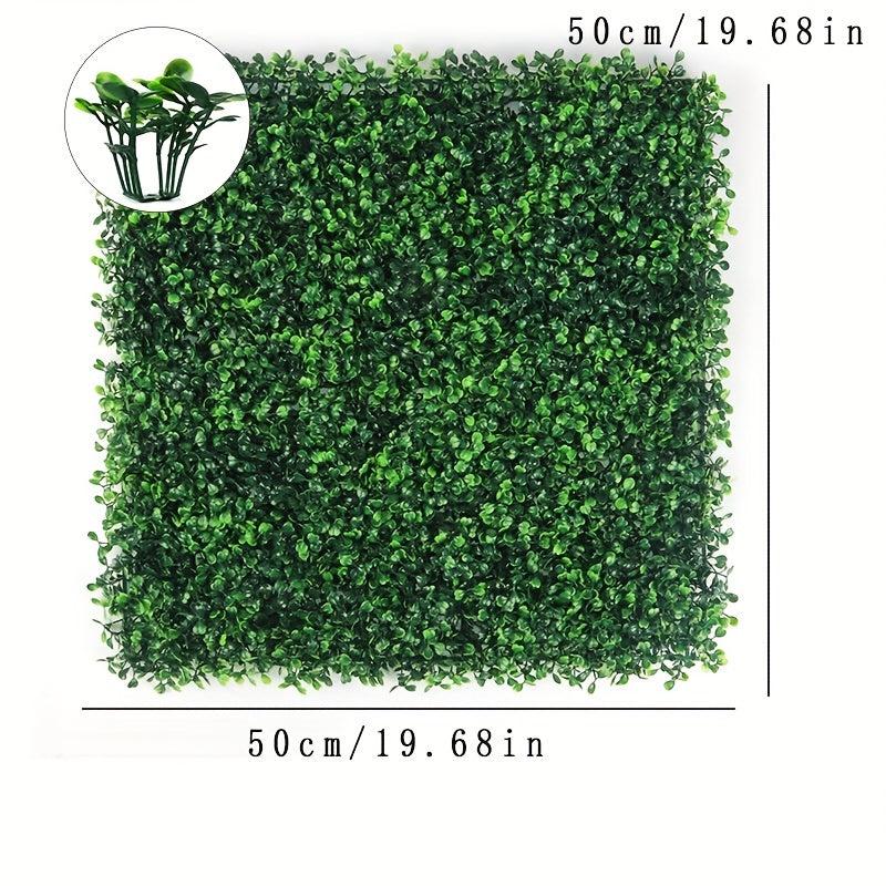 Artif. Boxwood Topiary Hedge Plant Panel Outdoor Patio UV Protected Greenery