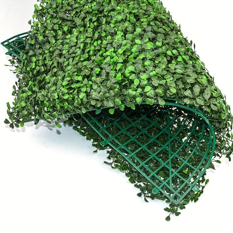 Artif. Boxwood Topiary Hedge Plant Panel Outdoor Patio UV Protected Greenery