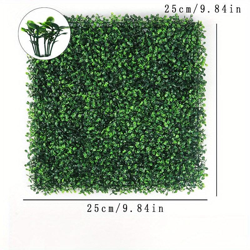 Artif. Boxwood Topiary Hedge Plant Panel Outdoor Patio UV Protected Greenery
