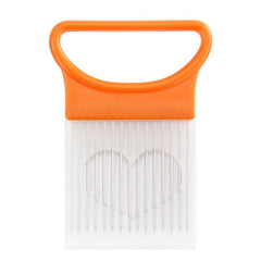 Stainless Steel Onion Needle Slicer Cutter Chopper Onion Ring Artifact