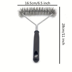 Grill Cleaner Brush Long Handle Stainless Steel Bristles Non Stick BBQ Accessori