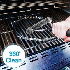 Grill Cleaner Brush Long Handle Stainless Steel Bristles Non Stick BBQ Accessori