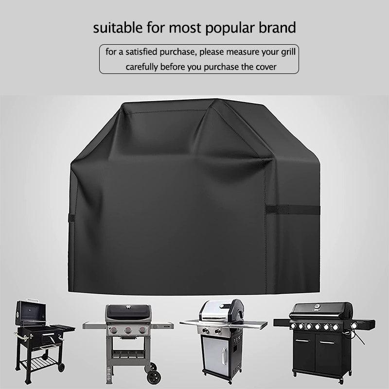 300D PU Coated BBQ Grill Cover Waterproof Weather Resistant Gas Grill Cover