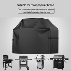 300D PU Coated BBQ Grill Cover Waterproof Weather Resistant Gas Grill Cover