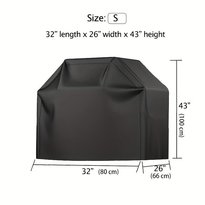 300D PU Coated BBQ Grill Cover Waterproof Weather Resistant Gas Grill Cover