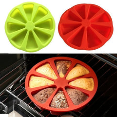 8-Cavity Silicone Cake Scone Pan Brownies Muffins Soap Mold DIY Baking