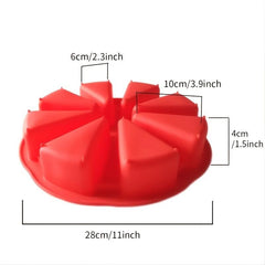 8-Cavity Silicone Cake Scone Pan Brownies Muffins Soap Mold DIY Baking