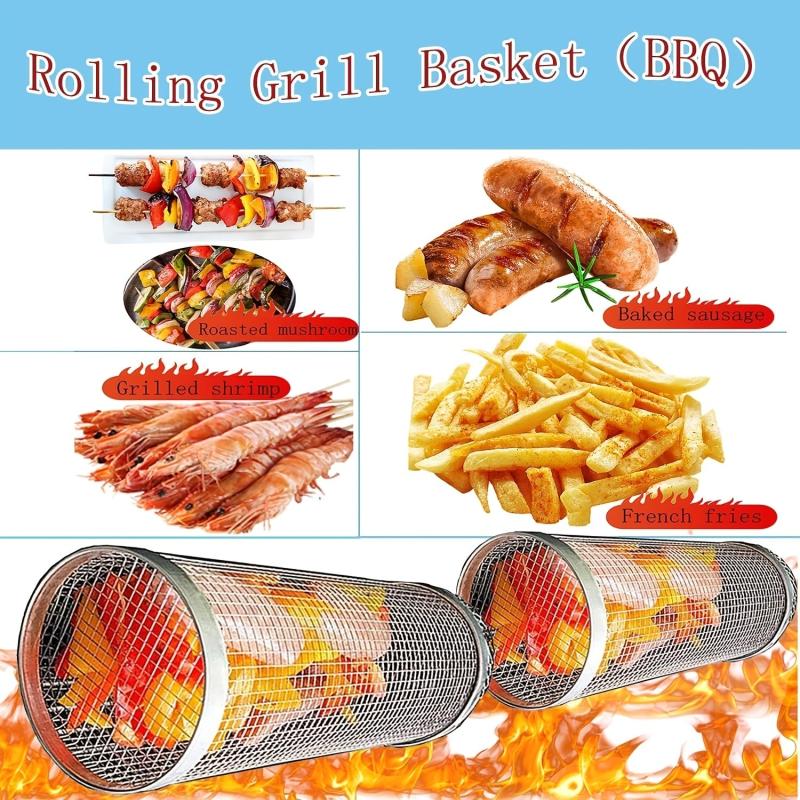 Stainless Steel BBQ Cage Grilling Basket