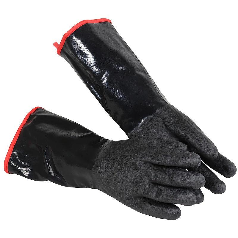 Neoprene BBQ Grill Gloves 932F Extreme Heat Resistant Waterproof