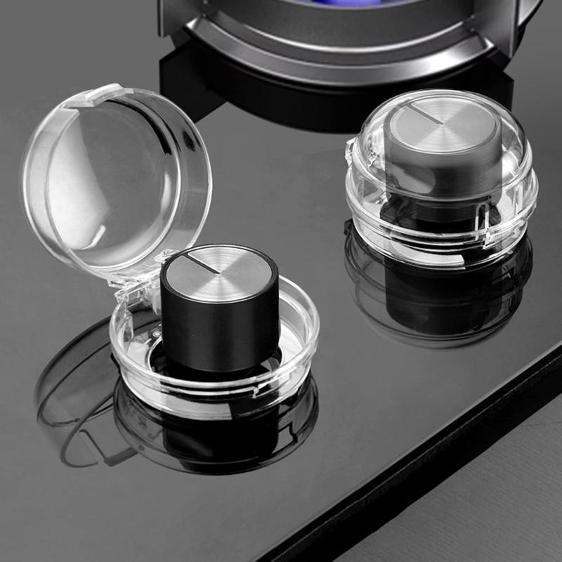 4pcs Gas Range Control Knob Cover Universal Style Stove Head Protector