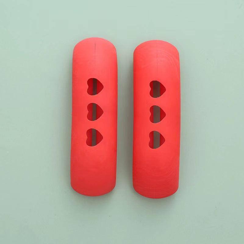 2pcs Silicone Handle Anti-scalding Cover for Iron Pot Ears