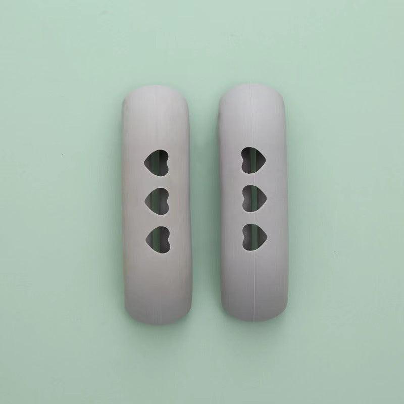 2pcs Silicone Handle Anti-scalding Cover for Iron Pot Ears