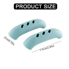 2pcs Silicone Handle Anti-scalding Cover for Iron Pot Ears