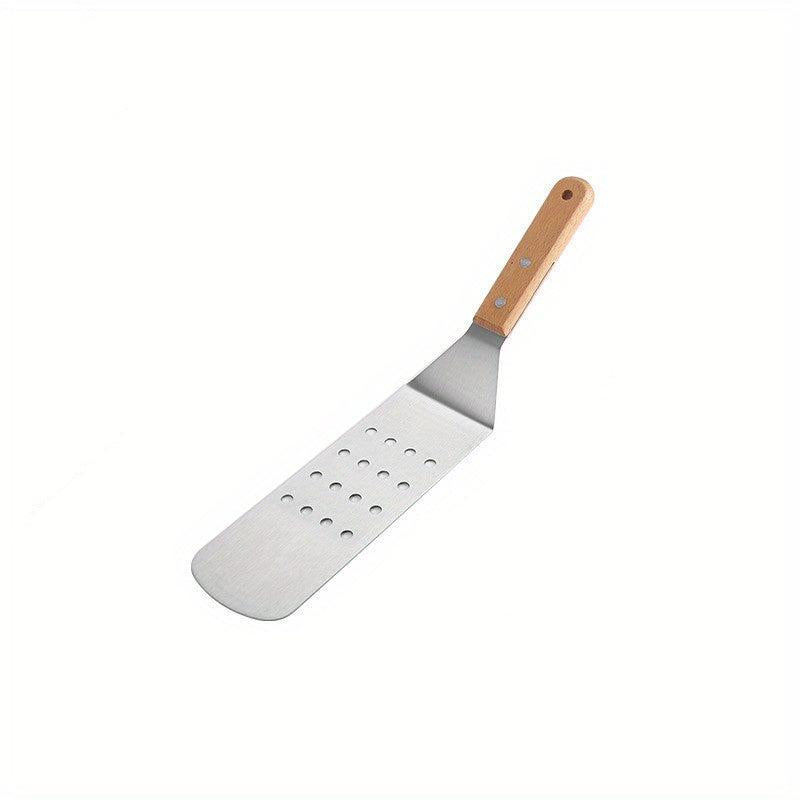 3pcs Stainless Steel BBQ Tools Set Spatula Pancake & Baking Pan Flip