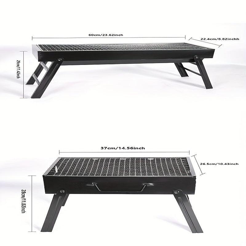 High-Legged Charcoal BBQ Stove with High Grill Rack