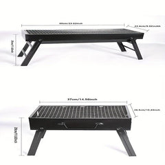 High-Legged Charcoal BBQ Stove with High Grill Rack