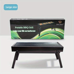 High-Legged Charcoal BBQ Stove with High Grill Rack