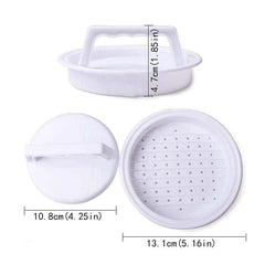 Burger Press Hamburger Patty Maker Mold Easy Release BBQ Grill Accessories