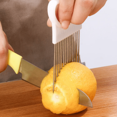 Stainless Steel Onion Fork Tomato Cutter Kitchen Accessories