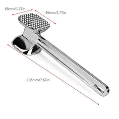 Aluminum Meat Tenderizer Heavy Duty Dual Sided Tool