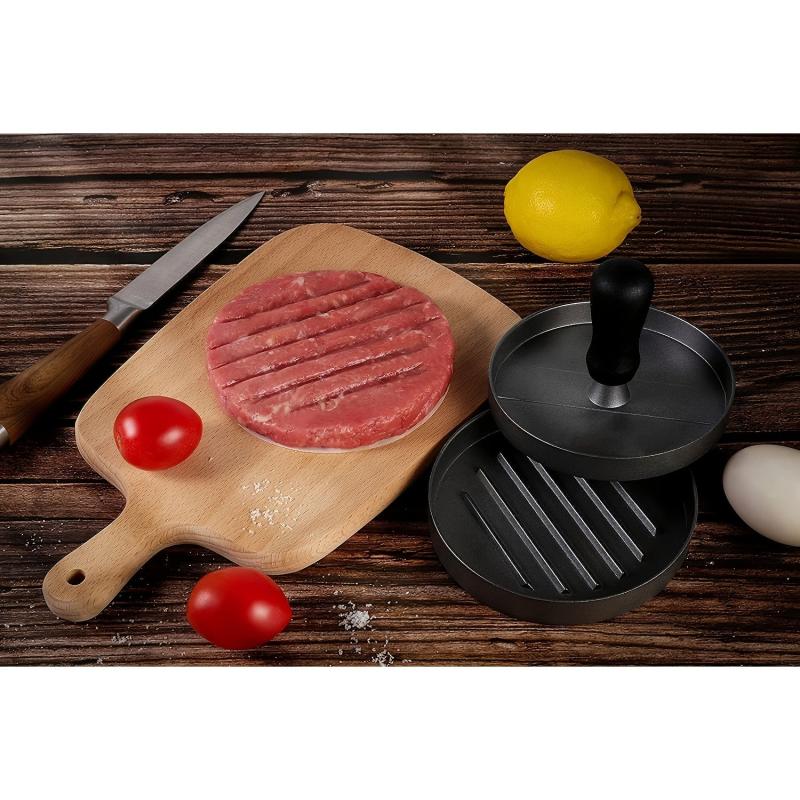 Non Stick Hamburger Press Aluminum Burger Patty Maker