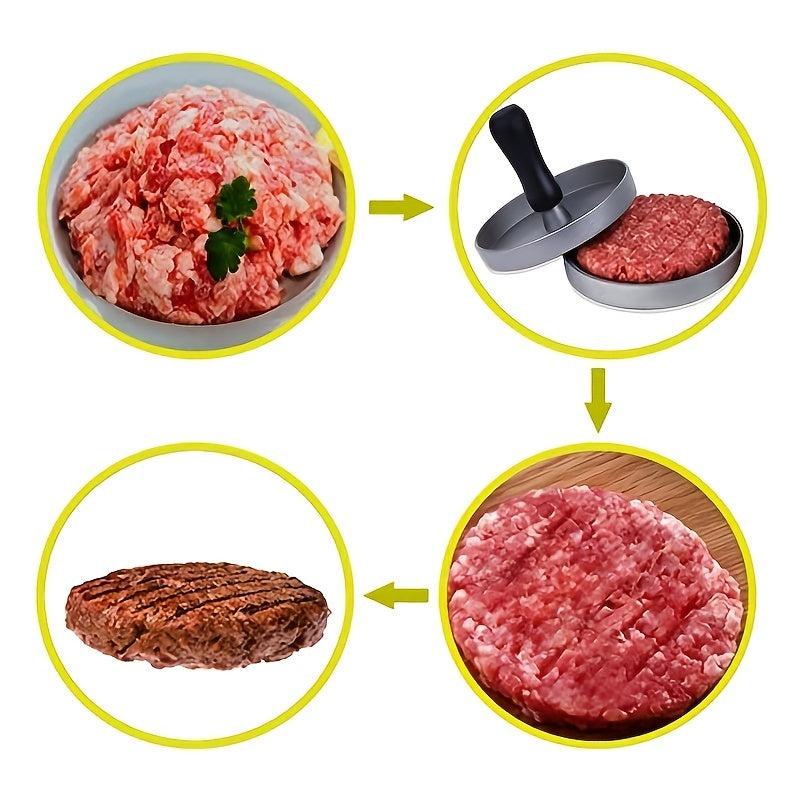 Non Stick Hamburger Press Aluminum Burger Patty Maker