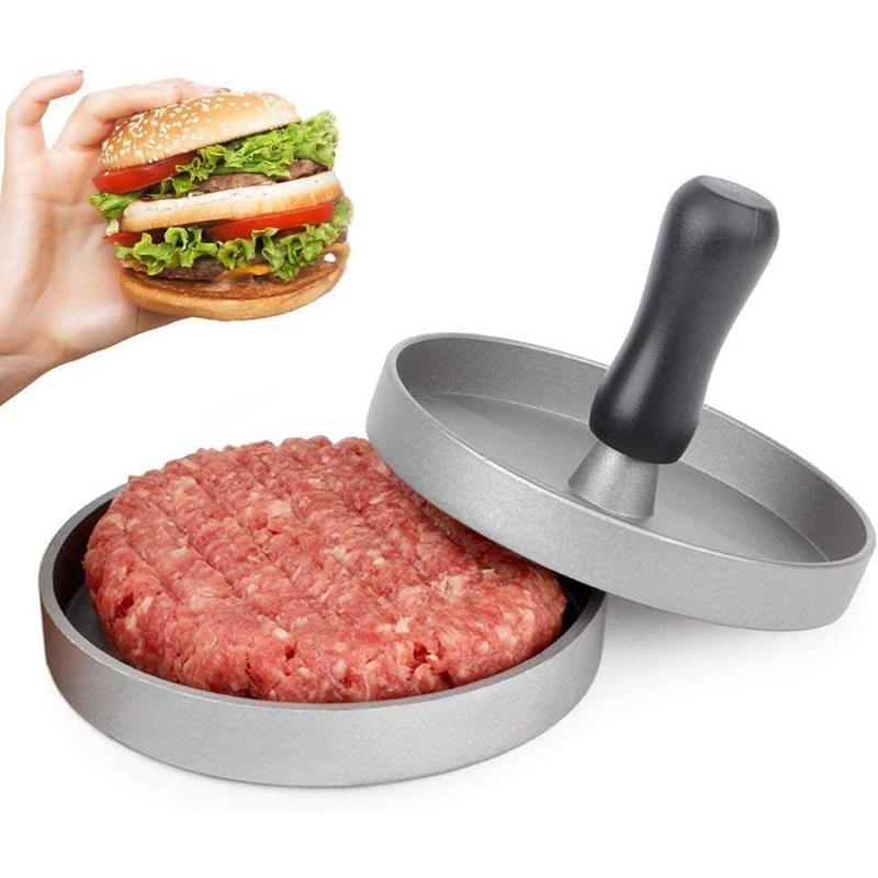 Non Stick Hamburger Press Aluminum Burger Patty Maker